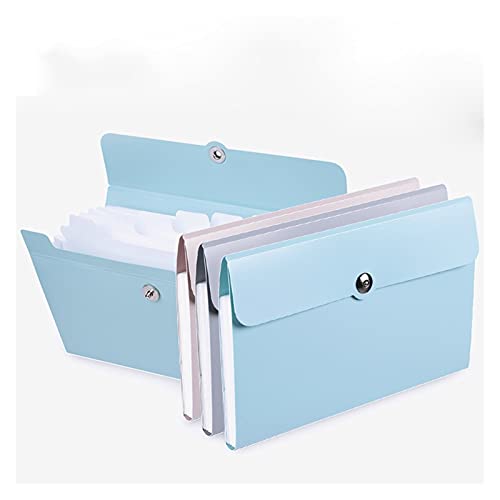 AEYSD-456 Filing Envelopes 1PCS File Folder Organ Box Bag Multi-Function Organizer Storage Holder Office Document A5 Supplies Paper Folder Finishing File Plastic Folders (Color : 3)