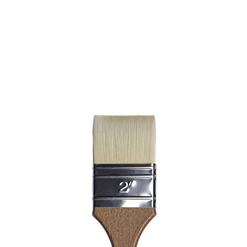 Winsor & Newton Artists' Oil Synthetic Hog Brush - Glaze, Size 2", Long Handle