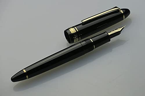Sailor 11-0570-220 Pro Fit Casual Fountain Pen, Gold Trim, Black, Fine Point