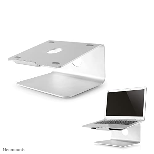 Neomounts Newstar NSLS050 Raised and Rotatable Aluminium Laptop Stand - Silver