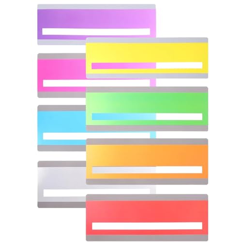 Reading Tracker 40pcs Colorful Reading Guide Strips Sentence Highlight Bookmark Tracking Tools