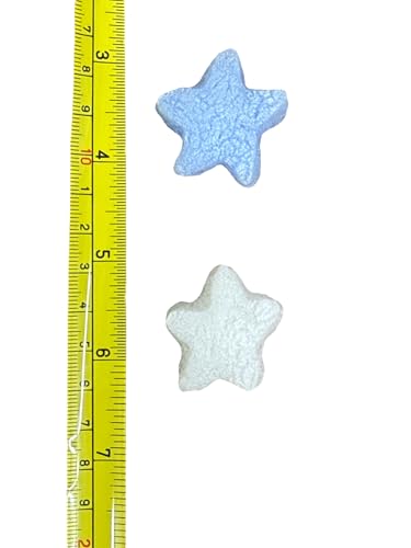 FunPak Plant Based Biodegradable Packing Peanuts 1.5 cu ft Bag Compostable (Blue & White Stars)
