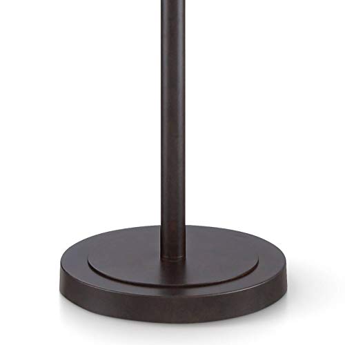 Alamo 62" Tall Bronze Double Shade Floor Lamp Living Room