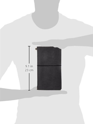 Traveler's Notebook, Regular Size, Black, 13714006