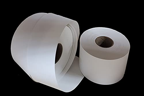 Aquos CAS #8050 Printing Scale Labels – 2.5" x 210' Continuous Blank Label Roll | Made in USA | Compatible with CAS Price Computing Scales | Adhesive Printer Labels (12 Rolls)