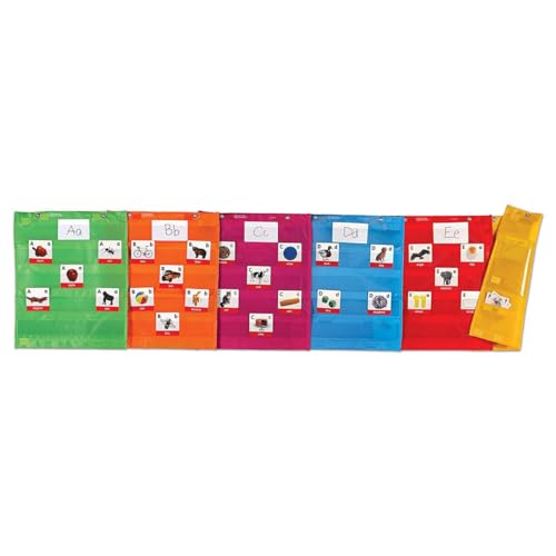 Learning Resources Magnetic Pocket Chart Squares, Set of 6