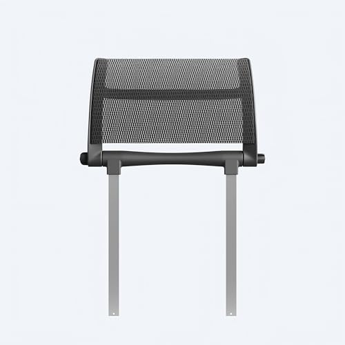 OdinErgo O Series Adjustable Footrest for O1/O2/O3 Ergonomic Chairs, Retractable – Black & Grey (Black)