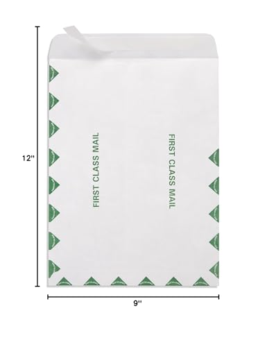 Blue Summit Supplies 100 9" x 12" First Class Heavy Duty Envelopes