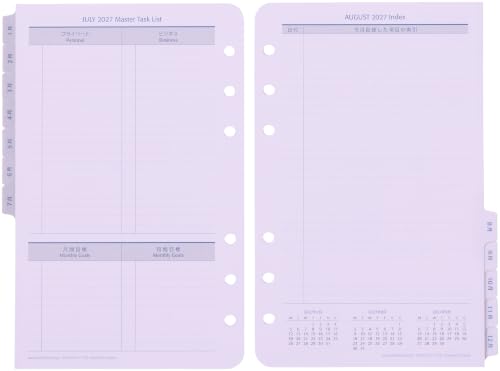 Franklin Planner 86935 Universal Weekly Refill, 12 Month Edition, Starts January 2027, Compact
