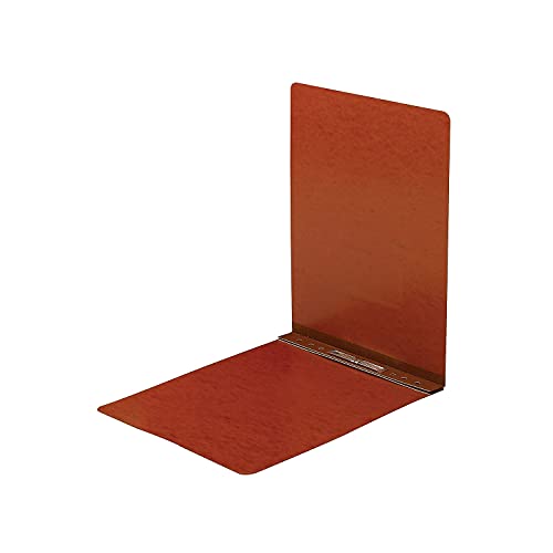 Smead PressGuard Report Cover, Metal Prong Top Fastener with Compressor, 2" Capacity, Letter Size, Red, 25 per Box (81724)
