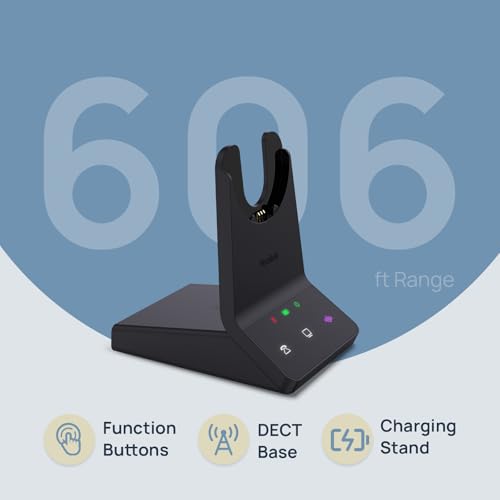 Yealink WH64 Dual DECT & Bluetooth Wireless Headset for Phone PC Cellphone