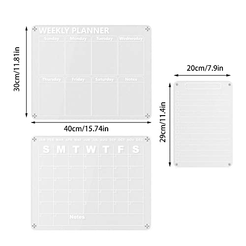 Magnetic Weekly Calendar Planner Whiteboard Calendar