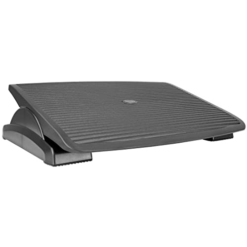 Mount-It! Foot Rest Under Desk, Large 17.5x13.5 in, 20° Tilt & Texture