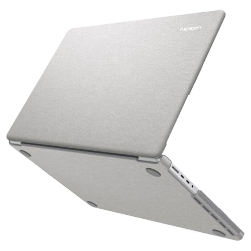 Spigen for MacBook Pro 14 inch Case M4/Pro/Max (2024) M3/M2/M1/Pro/Max (2023-2021) A3112 A3185 A3401 A2918 A2992 A2779 A2442, Urban Fit Premium Knit Fabric Case, Heather Gray