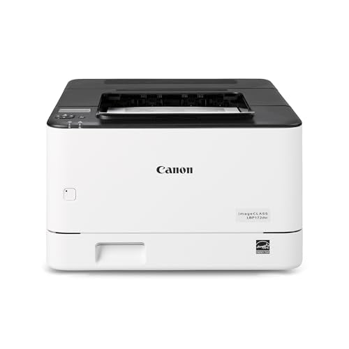 Canon imageCLASS LBP172dw – Monochrome Duplex, Wireless Laser Printer, Single Function, Home Office, Mobile Ready, 1 Year Limited Warranty, 35 PPM, White