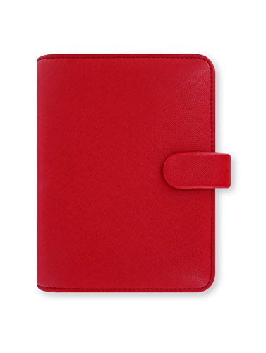 Filofax Saffiano Pocket Organiser - Poppy