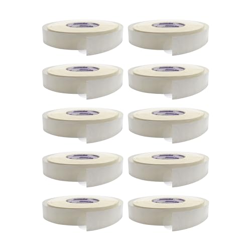 ChromaLabel 1 Inch Clear Perforated Wafer Seals, 5000/Roll, Case of 10