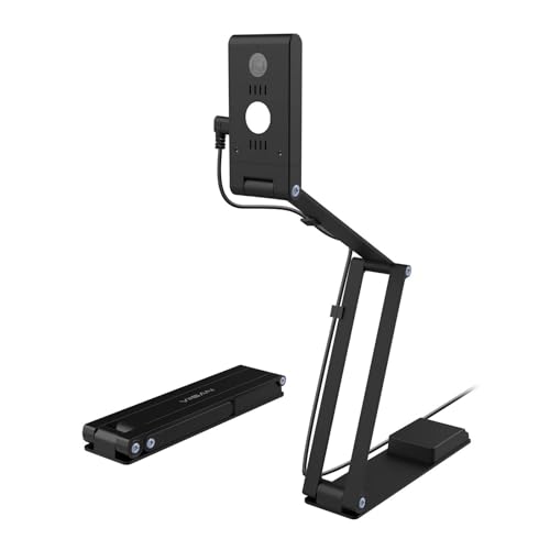 VS5 Document Camera for Teachers – 2K USB Visualizer with Mic, LED, Autofocus, A3 Size, for Windows/macOS/ChromeOS