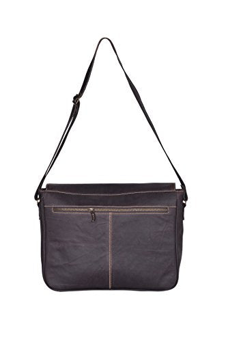 SMART RANGE Men's BROWN Shoulder Messenger, Laptop Work SKIPPER Leather Bag