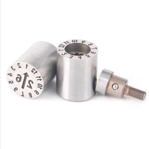 2PCS/5PCS Injection Mold Changeable Core Date Stamps Date Marked Pins Date Code Inserts(Blank,2pcs 20x16mm)