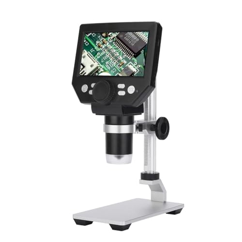 Microscope Accessories Kit G1000 8MP 1-1000X Digital Microscope for Electronic 1000X Continuous Magnifier Microscope Slides(Metal stents)