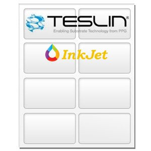 Teslin® Synthetic Paper - for Inkjet Printers - Micro-Perforated 8-up - 10 Mil | 100 Sheets