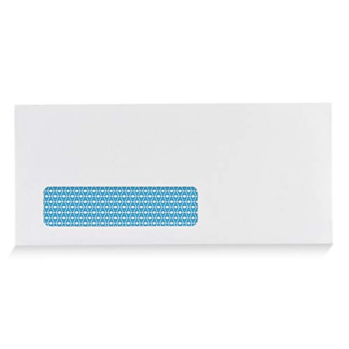 Aimoh #10 Single Left Window Envelopes, Gummed Closure #10 Envelopes 500ct