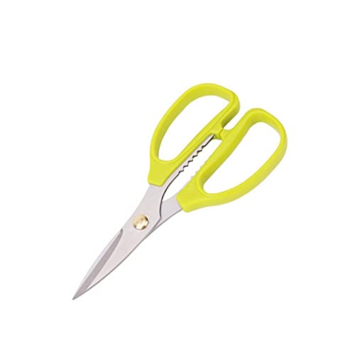Craft Scissors Sturdy Sharp Scissors, for Office Home Household Sewing Fabric School Supplies,Size: 175 * 88mm (Color : Orange) (Yellow)