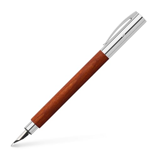 Faber-Castell Ambition Fountain Pen, Pearwood Brown - Medium