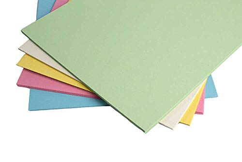 House of Card & Paper A2 220 GSM Pastel Coloured Card - Assorted, Pack of 50 Sheets HCP172