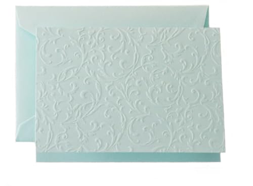 Crane & Co. Blind Embossed Beach Glass Notes (CF1160), Pack of 10