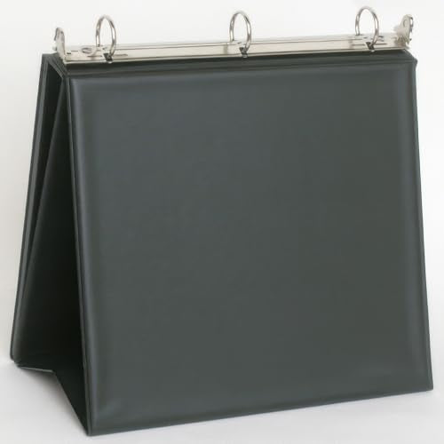 StoreSMART - Flip Chart Easel Presentation Binder - Landscape/Horizontal - 10-Pack - Black - VH424-10 (Sheets not Included)