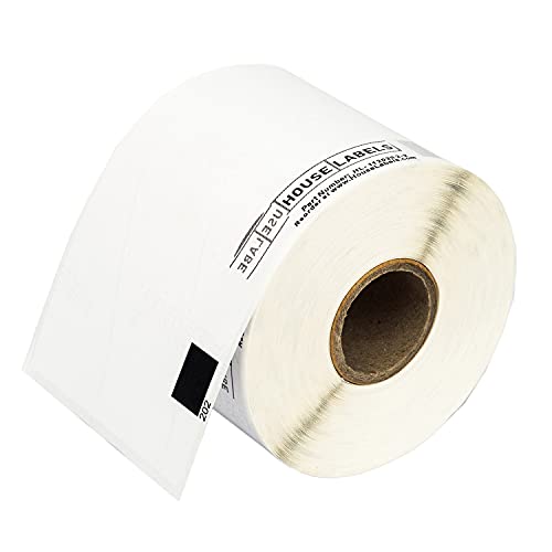 HouseLabels Compatible with Brother DK-1202, 2-3/7" x 4"