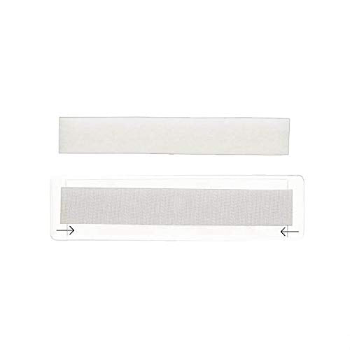 StoreSMART - Plastic Label Holder - Hook & Loop Back - 1" x 4" - Open Both Short Sides - 300-Pack - (PESPC2432SSV-300)