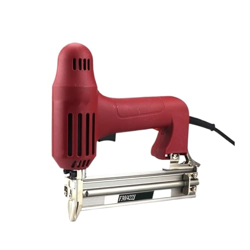 Oil-Free Pneumatic Staple Gun Heavy-Duty Stapler F30/422 Nail Gun 220V 2 in 1 Powerful Electric Nail Gun Stapler Furniture Frame Nail Gun Woodworking Tools