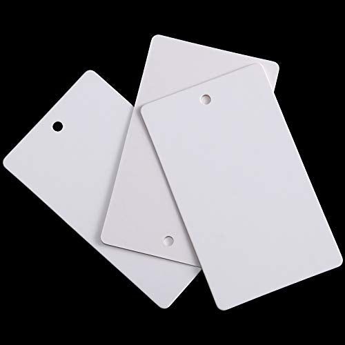 ZEONHAK 2400 PCS 1.7 x 2.9 inches White Blank Merchandise Tags, Unstrung Paper Hang Tags, Large White Writable Tag, Price Labels Gift Tag for Boutique Products Retail Store Jewelry Clothing Shops