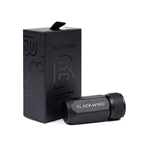 Blackwing One-Step Long Point Pencil Sharpener, German Steel Blade, Black