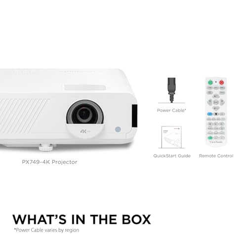ViewSonic PX749-4K 4K UHD Gaming Projector 4000 Lumens 240Hz Xbox HDR