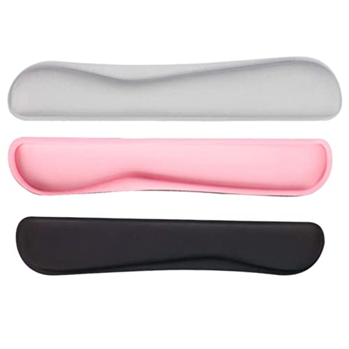 QERTYHJK Keyboard Wrist Rest Pad Memory Foam Superfine Fibre Comfortable Mousepad