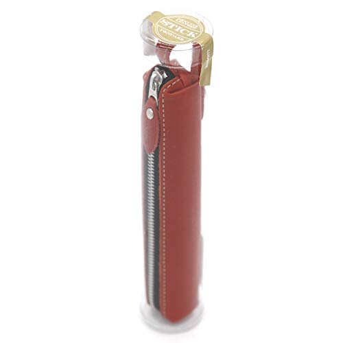 Luddite LDK-SPN-03 Stick Pen Case, Leather, Red