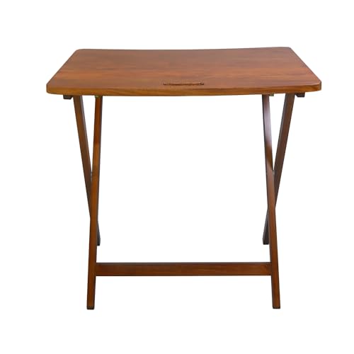 American Trails Arizona Folding Table with Solid American Hardwood - Sweet Oak