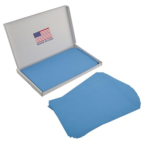 exhibitindexes® Blue Manuscript Top Bound Legal Covers 100 Pack Made in USA