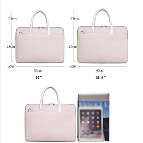 ERTXGBA Women Laptop Bag PU Leather Laptop Sleeve Case Pro Notebook bag Handbag Tablet Cover(15.6-inch)