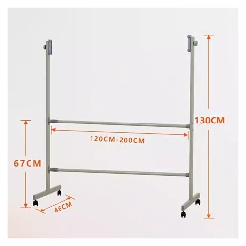 Whiteboard Easel Stand, Whiteboard Stand, Adjustable Mobile Metal Stand On Wheels,for Dry Erase Board,Chalkboard,Bulletin Board