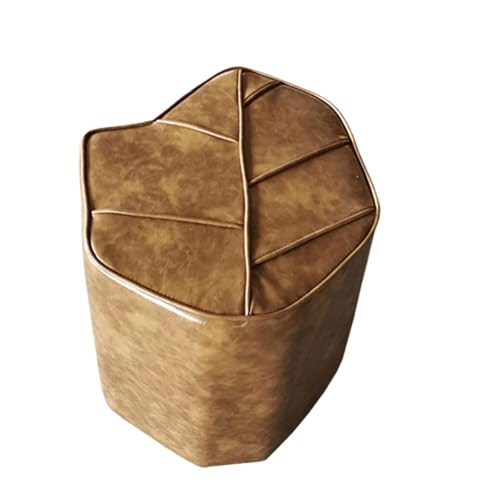 Step Stool Leaf Stool Solid Wood Frame Foam-Filled Seat Cushion