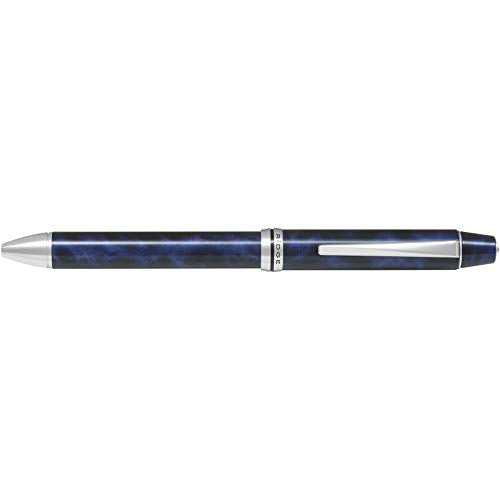 Ridge Pilot Four Plus One 4+1 Multi-functional Writing Tool, BL (Black & Blue), Body Size: 5.5 x 0.5 inches (140 x 12.7 mm), 1.3 oz (33 g)