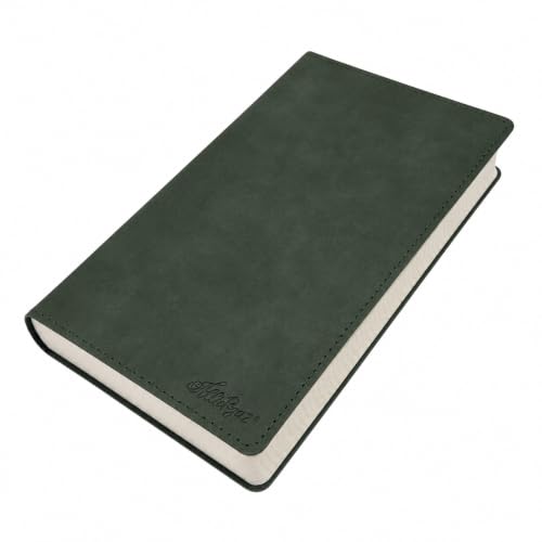 Allieryaz 1000 Page Fountain Pen Notebook (Tomoe River Paper, Green, 2mm Grid)