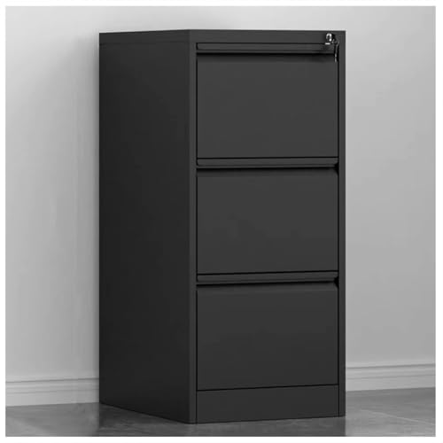 Metal Filing Cabinets for Home Office, Vertical Filing Cabinet, Industrial Drawer Chest Garage Cabinets, Lockable Tool Chest Cabinet, Steel Tool Storage Box Organizer