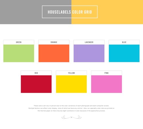 HouseLabels Compatible with Dymo 30256 Labels, Yellow, 2-5/16" x 4"