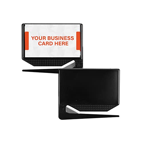 Promotional Business Card Letter Openers, Black, 100 Pack